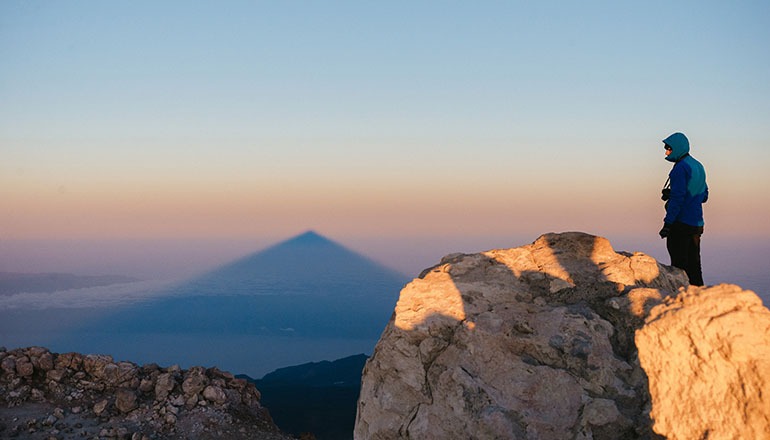 Wanderer auf dem Teide CABTF 2