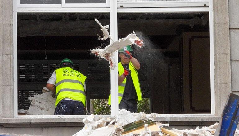Derzeit wird das Gebäude entrümpelt und entkernt. Foto: MOisés Pérez