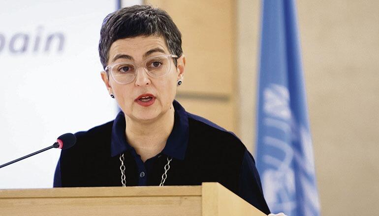 Außenministerin Arancha González Laya Foto: EFE