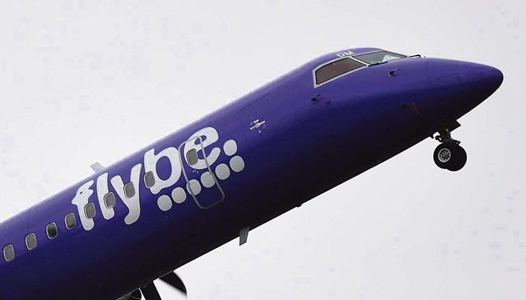 Für die britische Fluggesellschaft Flybe war die Coronavirus-Krise der Auslöser für einen Bankrott, gegen den die Airline schon seit längerem ankämpfte. Foto: EFE