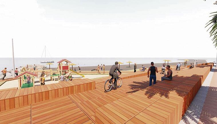 Vorlage des Strand-Projektes foto: Ayuntamiento de san sebastián