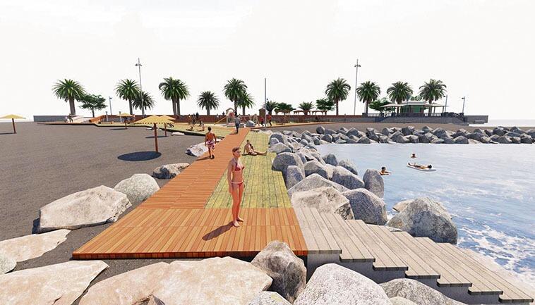 Vorlage des Strand-Projektes foto: Ayuntamiento de san sebastián