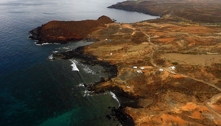 Der Unfall ereignete sich an der Küste von Abades. Es dauerte zwei Tage, bis der Verletzte gefunden wurde. Foto: Fotos Aereas de Canarias