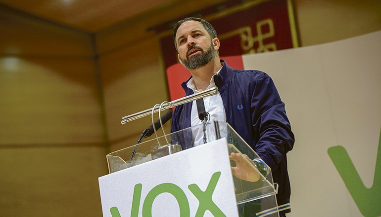 Santiago Abascal ist der Parteichef von Vox. Foto: EFE