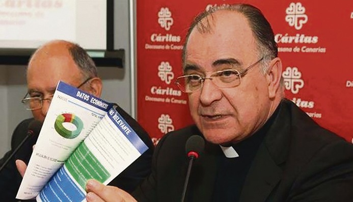 Bischof Francisco Cases, Oberhaupt der Kanarischen Diözese Foto: EFE