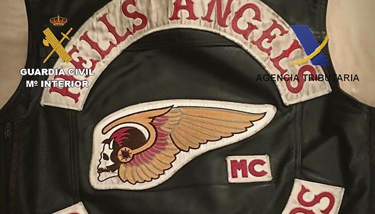 Die Jacke eines Mitglieds des Charters der Hells Angels auf den Kanarischen Inseln Foto: Ministerio der Interior