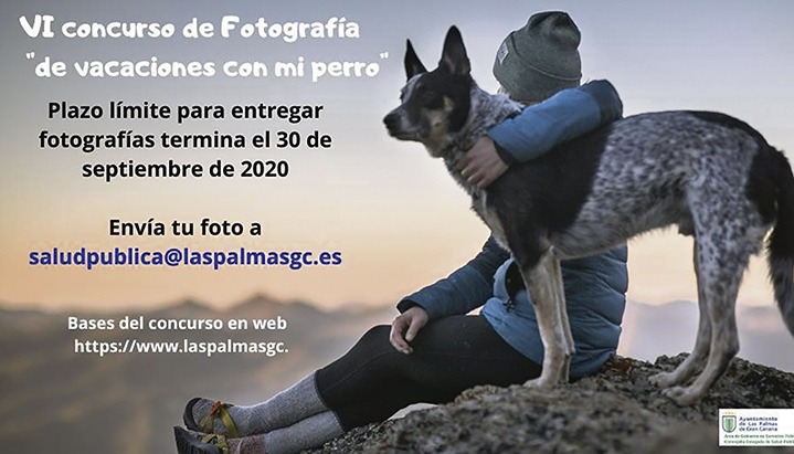Letzter Abgabetermin für den Fotowettbewerb „Ferien mit meinem Hund“, zu dem die Einwohner von Las Palmas aufgerufen sind, ist der 30. September 2020. Foto: Ayuntamiento Las Palmas