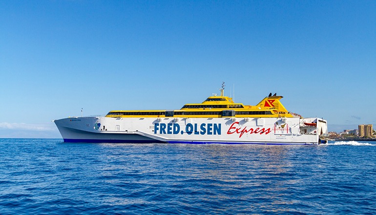 Die Benchijigua Express ist eine der Expressfähren der Reederei Fred.Olsen. Foto: Fred.Olsen