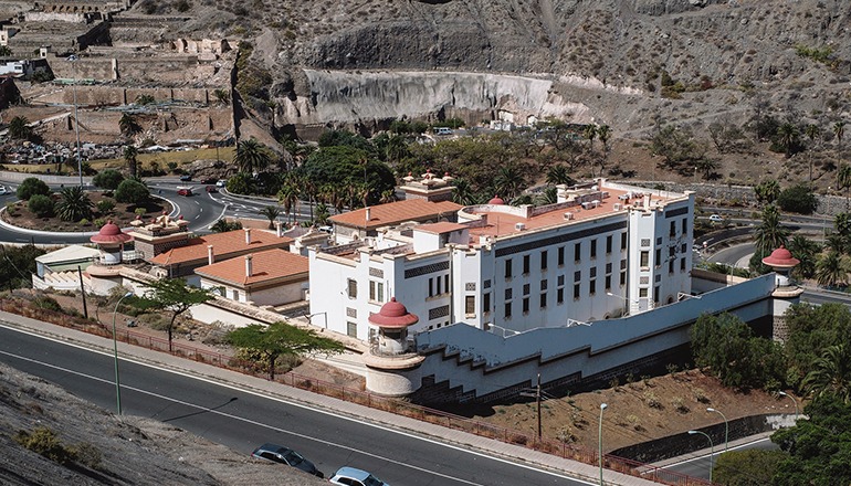 Das CIE (Ausländerinternierungszentrum) in Barranco Seco auf Gran Canaria Foto: EFE