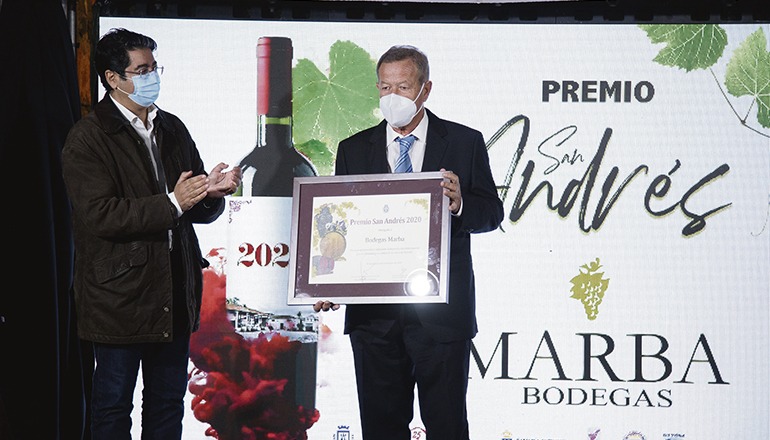 Preis „San Andrés 2020“ geht an Weinkellerei Marba. Foto: Cabildo de Tenerife