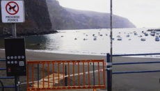 Die Sperrung soll erst aufgehoben werden, wenn die Sicherheit der Badegäste gewährleistet werden kann. Foto: ayuntamiento de valle gran rey