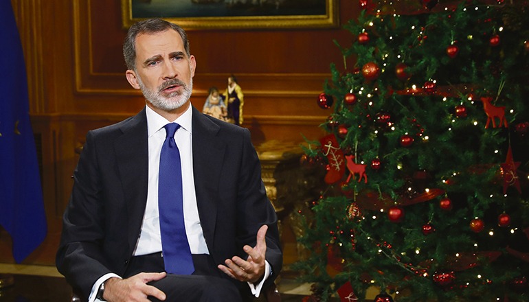 Quotenrekord: 10,7 Millionen Fernsehzuschauer sahen die diesjährige Weihnachtsansprache des spanischen Königs am Abend des 24. Dezember. Foto: efe