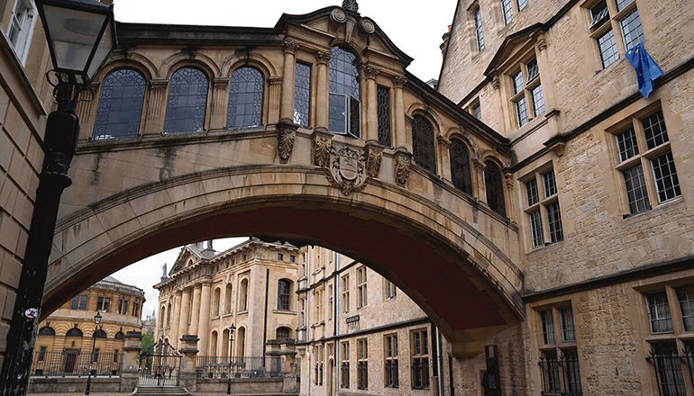Ein Gebäude der Universität Oxford in Großbritannien Foto: EFe
