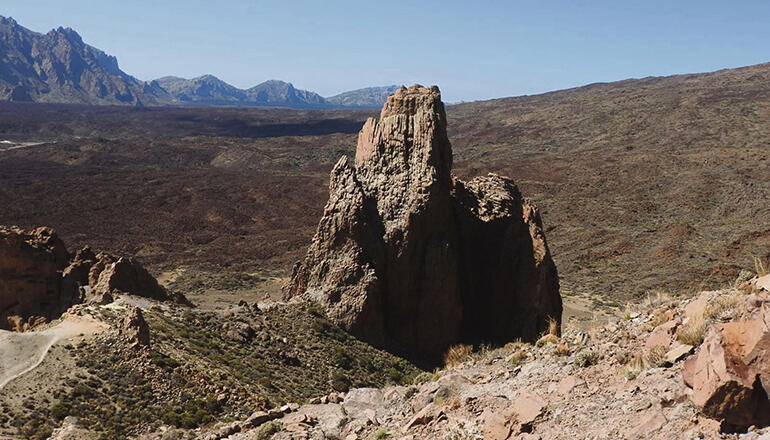 Blick auf „La Catedral“ vom Aussichtspunkt bei den Roques de García aus Fotos: noticia / moisés perez