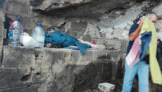 Familien werden durch die Pandemie obdachlos. Foto: Caritas
