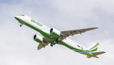 Binter setzt auf den internationalen Routen Jets des brasilianischen Flugzeugherstellers Embraer ein. Foto: binter