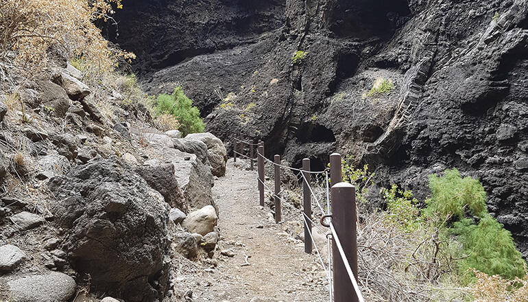 Der Wanderweg von Masca wurde Instand gesetzt.