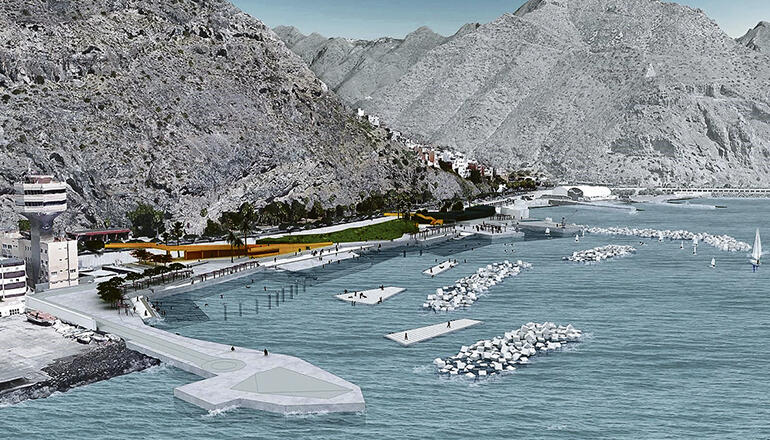 Die Bucht von Valleseco liegt an der Avenida Anaga auf etwa halber Strecke zwischen der Stadt und dem Strand Las Teresitas. Foto: puertos de tenerife