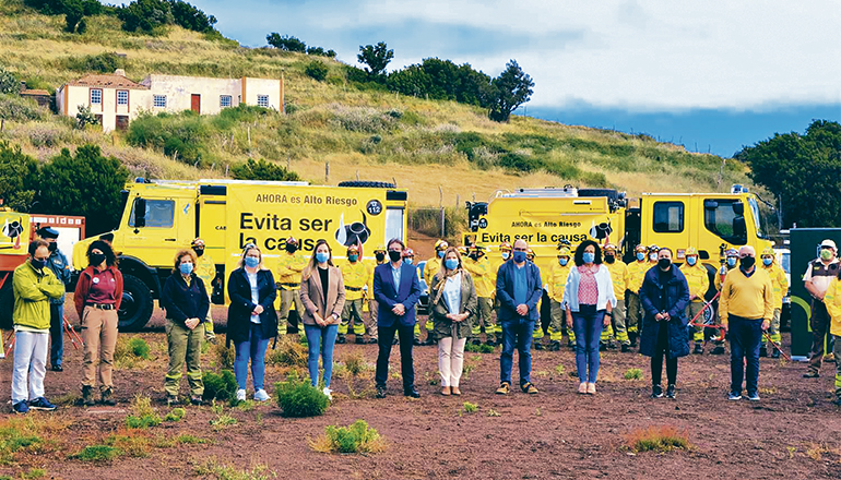 Präsentation der Waldbrandschutzkampagnen auf La Palma Foto: Cabildo de La Palma