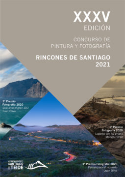 Plakat des „35. Wettbewerbs für Fotografie und Malerei – Rincones de Santiago 2021“ Foto: Ayuntamiento Santiago del Teide