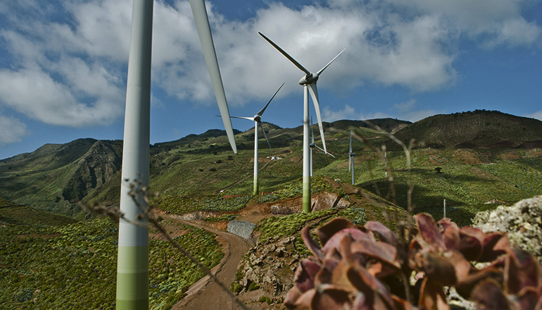 Das Windwasserkraftwerk von Gorona del Viento El Hierro SA liefert einen Großteil des Stroms für die kleine Insel. Fotos: Cabildo de El Hierro