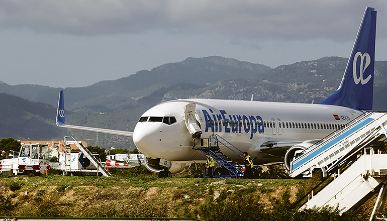 Die zweitgrößte Fluggesellschaft Spaniens Air Europa wieder in Geldnot Foto: EFE