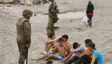 Im Mai waren bei dem Ansturm auf Ceuta auch Kinder und Jugendliche in Scharen über die Grenze in die spanische Exklave gekommen. Foto: efe