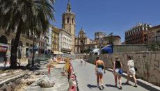 Valencia rangiert unter den Städten, die diesen Sommer mehr Urlauber aus dem Inland empfangen konnten. Foto: efe