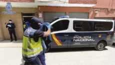 Polizeibeamte bei der Festnahme eines Terroristen in Almería Foto: POLICÍA NACIONAL