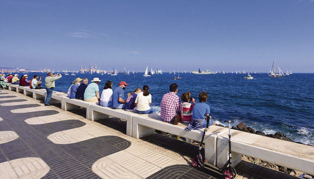 Der Start der Atlantikregatta lockt jedes Jahr viele Besucher an die Uferpromenade von Las Palmas de Gran Canaria. Fotos: cabildo de gran canaria/toni hernández LPavisit