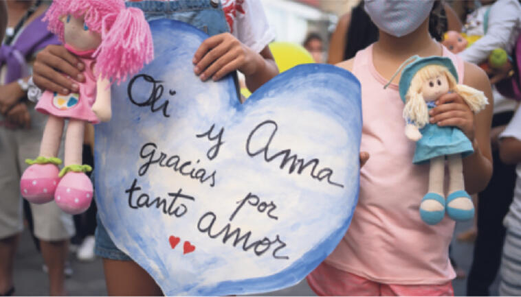 Große Anteilnahme: Am Tag nach dem Fund von Olivias Leiche fanden überall in Spanien Kundgebungen gegen Gewalt an Frauen statt. Foto: EFE