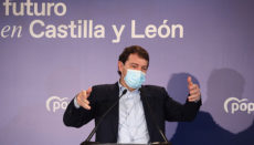 Der Präsident von Kastilien und León, Alfonso Fernández Mañueco (PP) hofft nach den vorgezogenen Wahlen alleine regieren zu können.