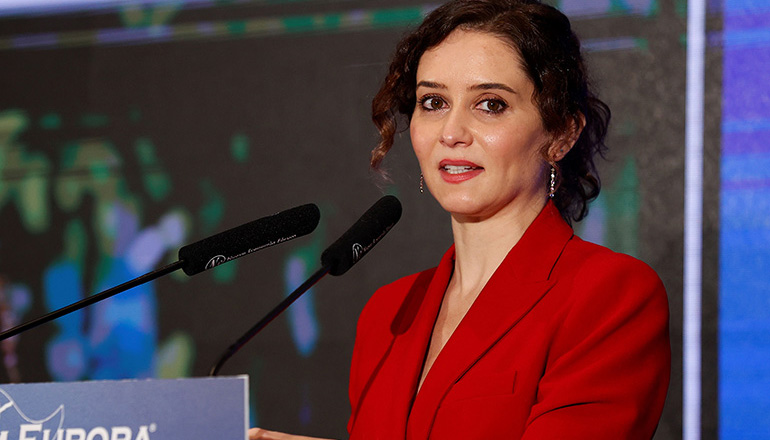 Isabel Díaz Ayuso ist bei den Wählern der Partido Popular beliebt und gilt als Favoritin, um bei den nächsten Wahlen gegen Pedro Sánchez anzutreten. Foto: EFE