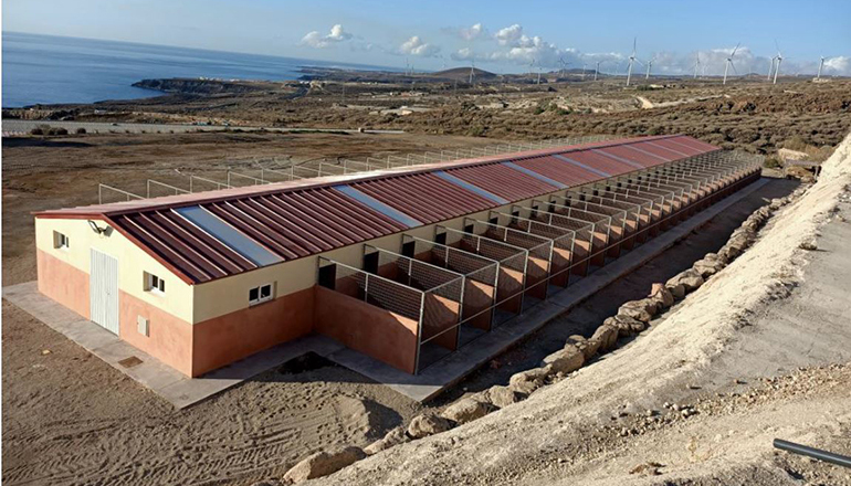 Das neue Gebäude am Tierra Blanca Tierheim. Foto: Cabildo de tenerife