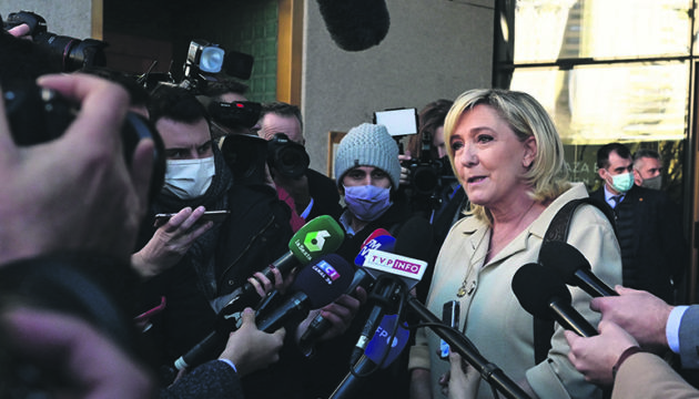 Marine Le Pen, Präsidentschaftskandidatin des rechtsextremen „Rassemblement National“ Fotos: efe