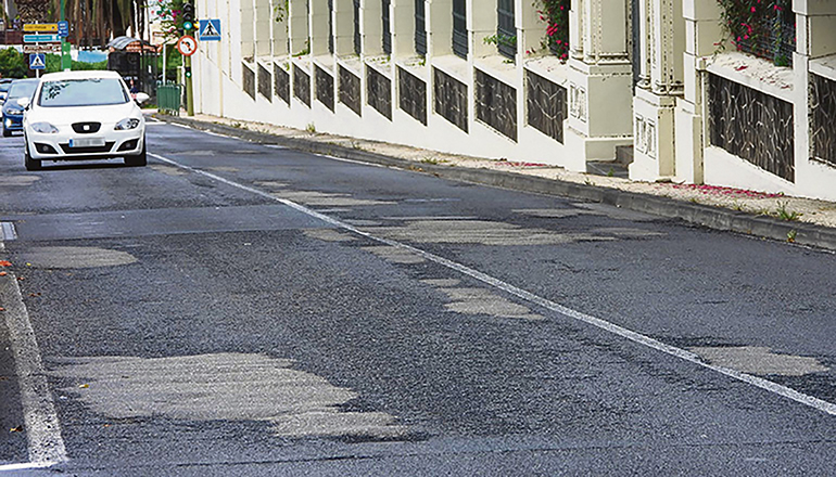 Die Straße am Botanischen Garten. Foto: Moisés Pérez