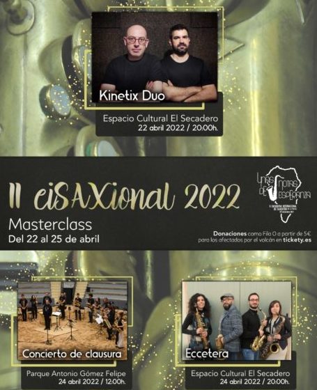 Das zweite Internationale Saxofon-Treffen findet in Los Llanos de Aridane auf La Palma statt. Foto: Anne-Theilke Grabow
