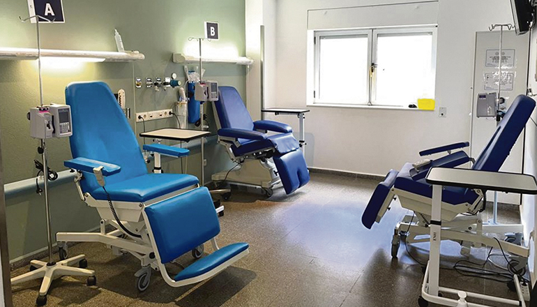 Die Tagesklinik im staatlichen Krankenhaus „La Candelaria“ wurde Ende Februar 2022 eröffnet und hat bisher sechs Patienten versorgt. Foto: gobcan