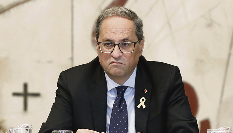 Quim Torra, ehemaliger Präsident von Katalonien Foto: EFE