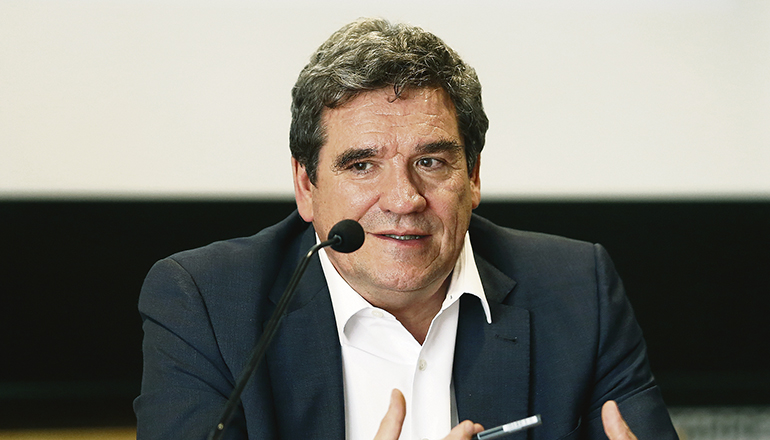 José Luis Escrivá, Minister für Sozialversicherung, kündigte die neue Maßnahme an, die nach Genehmigung sechs Monate lang gültig sein wird. Foto: EFE