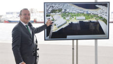 Bürgermeister Augusto Hidalgo stellte die Pläne vor. Foto: Ayuntamiento de Las Palmas de Gran Canaria
