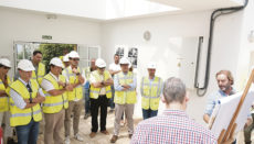 Vertreter des Cabildos und der Gemeinden besuchten die Baustelle. Foto: cabildo de tenerife