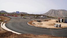 Die Arbeiten laufen auf Hochtouren, damit der Kreisverkehr Mitte Oktober genutzt werden kann. Foto: Cabildo de Tenerife