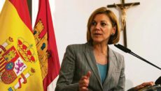 Archivfoto von María Dolores Cospedal aus dem Jahr 2018, als sie Generalsekretärin der Partido Popular war. Foto: EFe