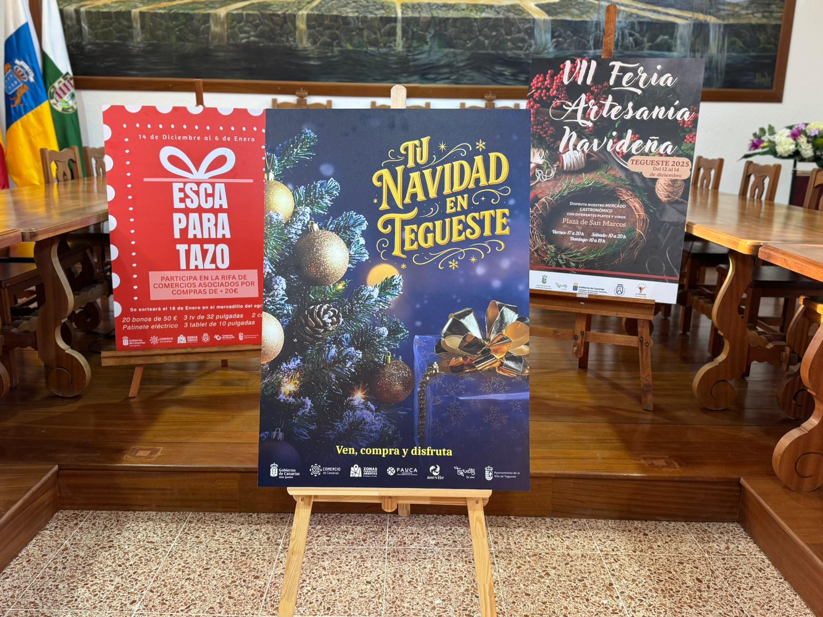 Plakat Weihnachten in Tegueste