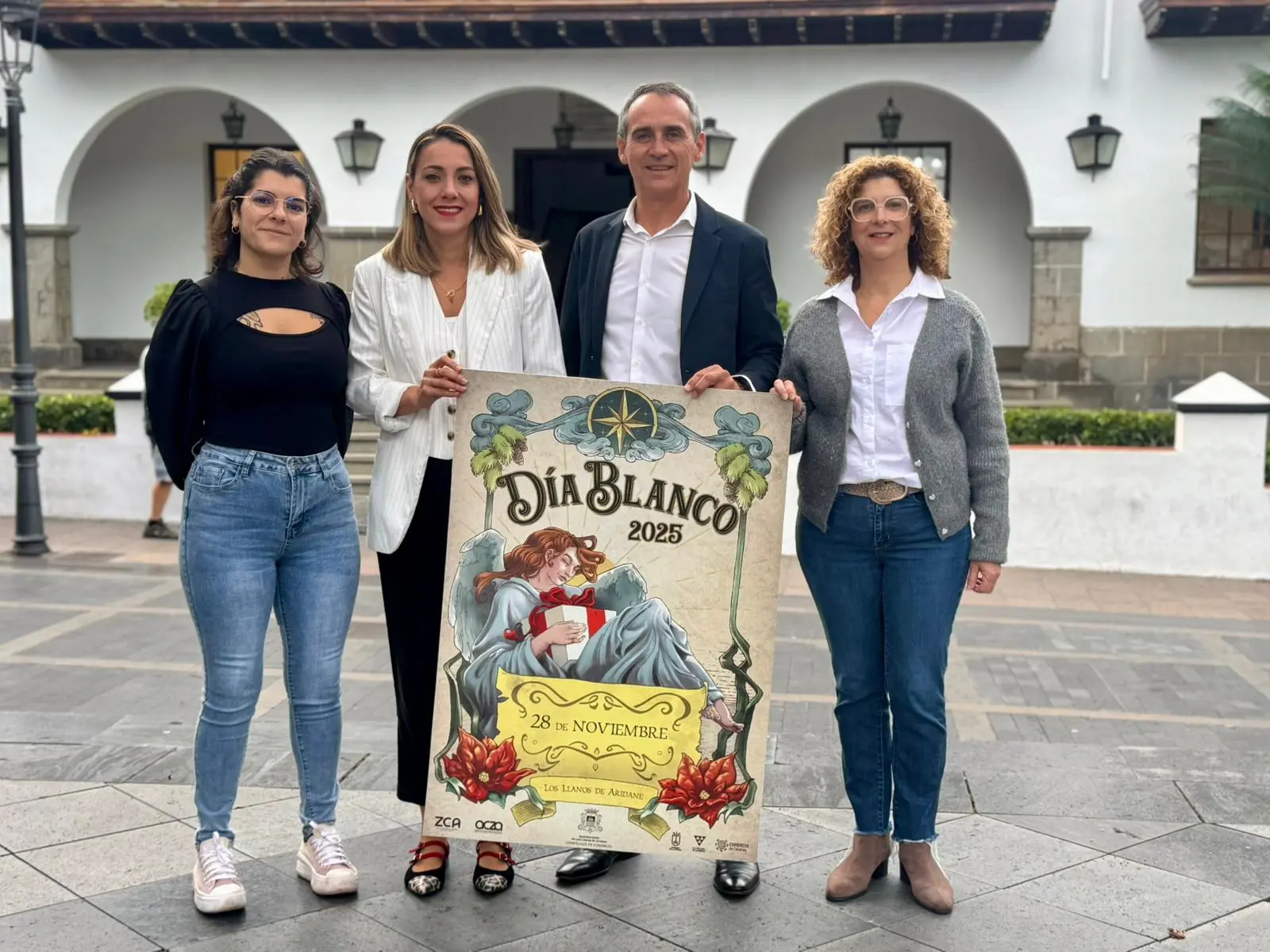 Weißer Tag in Los Llanos de Aridane