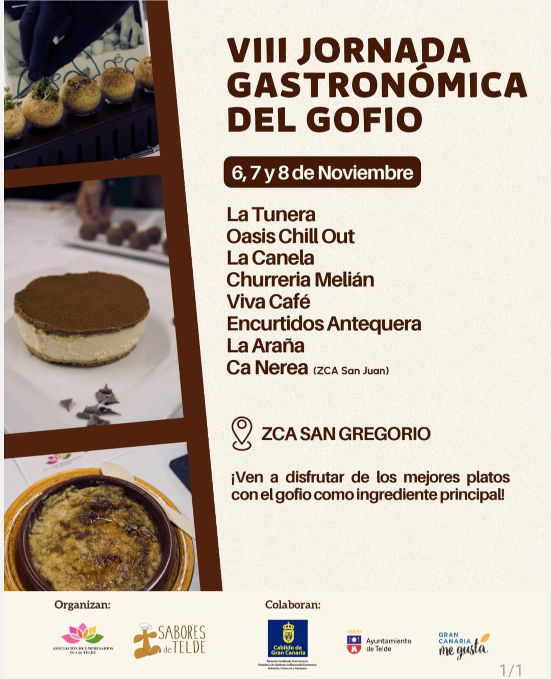Jornada Gastronómica del Gofio