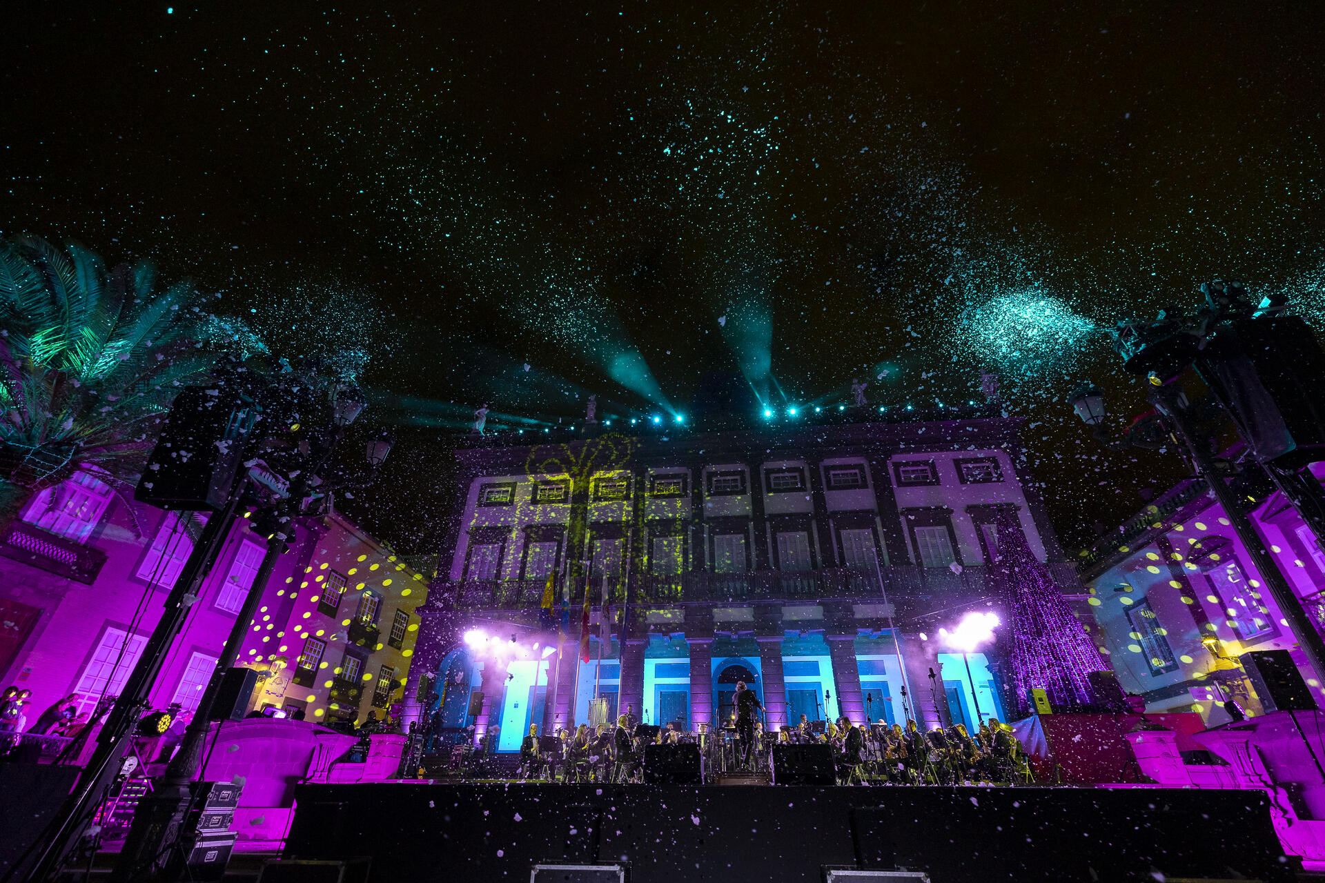 Weihnachtskonzert in Las Palmas, Plaza Santa Ana