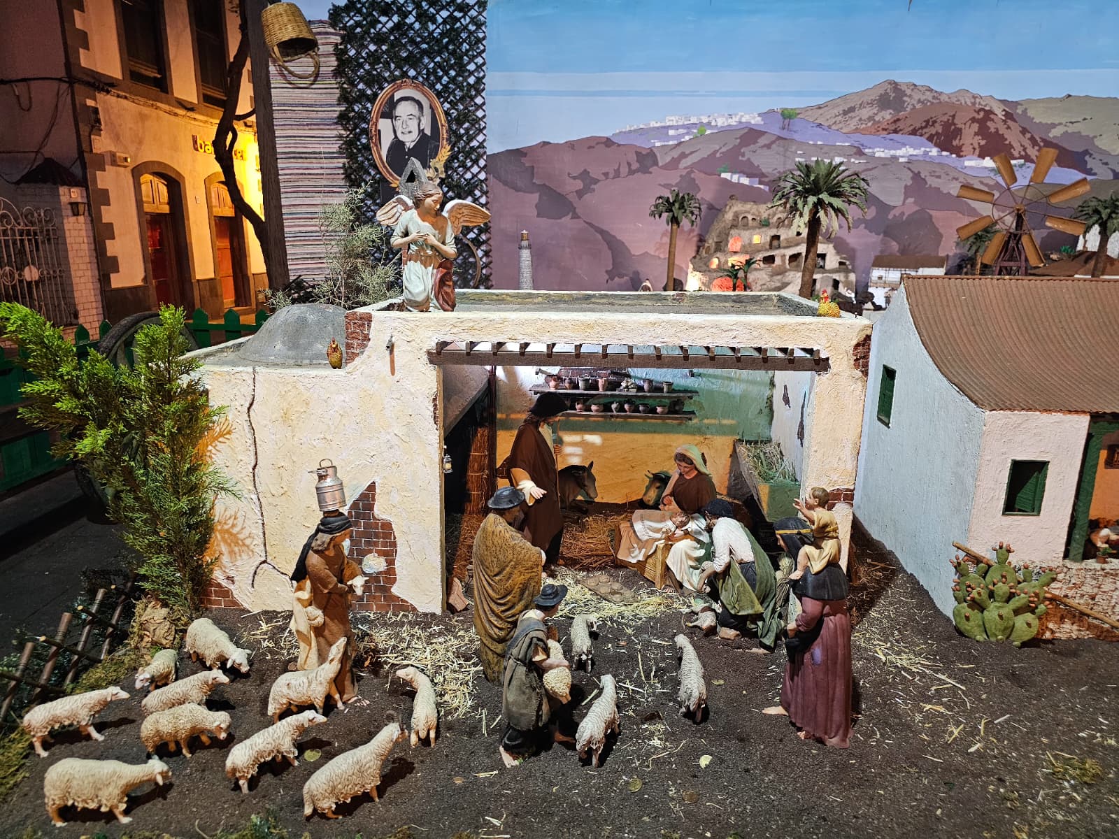 Weihnachtskrippe in Telde