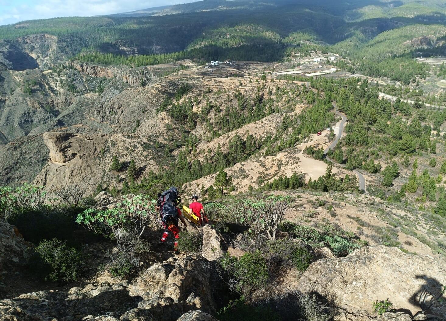 Rettung eines Gleitschirmfliegers